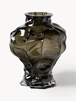 Vaso in vetro soffiato Ammonit, alt. 30 cm
