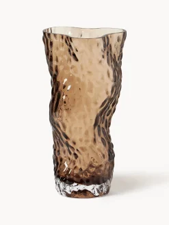 Vaso in vetro soffiato Ostrea Rock, alt. 30 cm