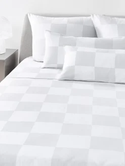 Westwing | Crosby Studios, Lenzuolo in cotone a quadri Damier
