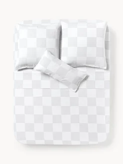 Westwing | Crosby Studios, Lenzuolo in cotone a quadri Damier