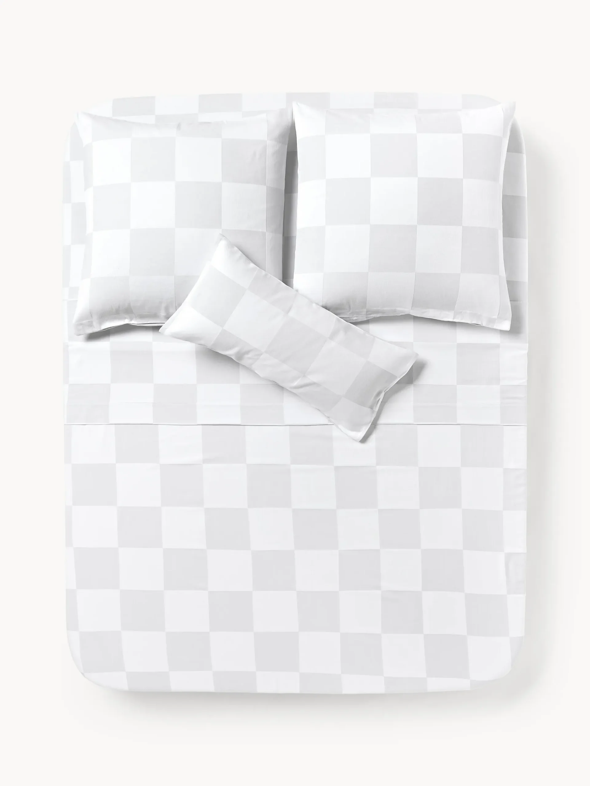 Westwing | Crosby Studios, Lenzuolo in cotone a quadri Damier