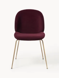 WESTWING x GUBI, Sedia da pranzo in velluto Beetle by Delia Lachance