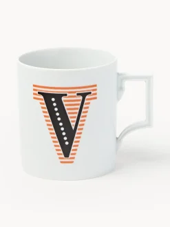 Westwing x MEISSEN, Tazza fatta a mano con motivo decorativo Initials